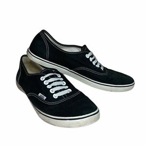 VANS Low Top Pro Canvas Sneakers Black White
